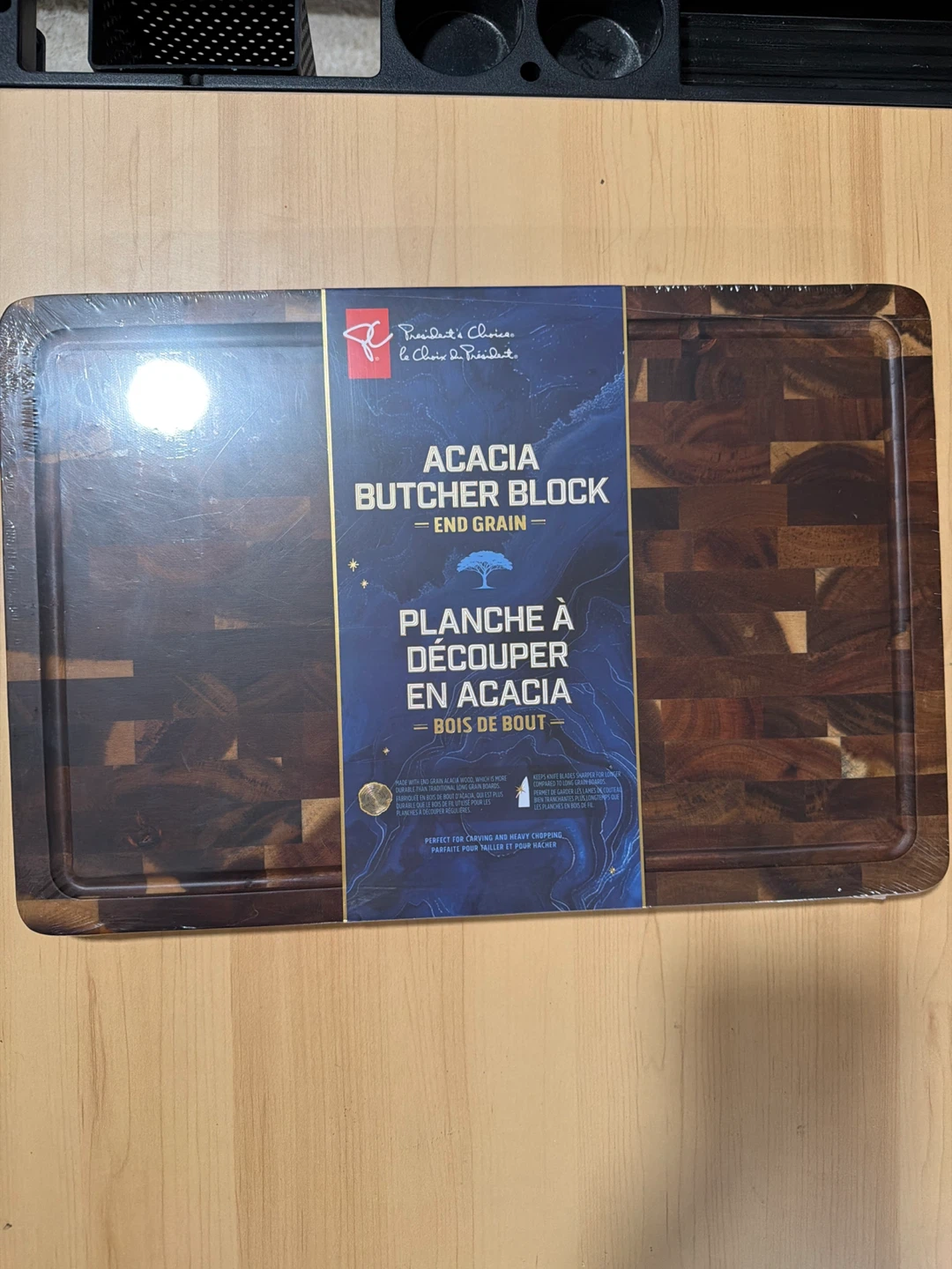 PC Acacia Butcher Block End Grain Cutting Board