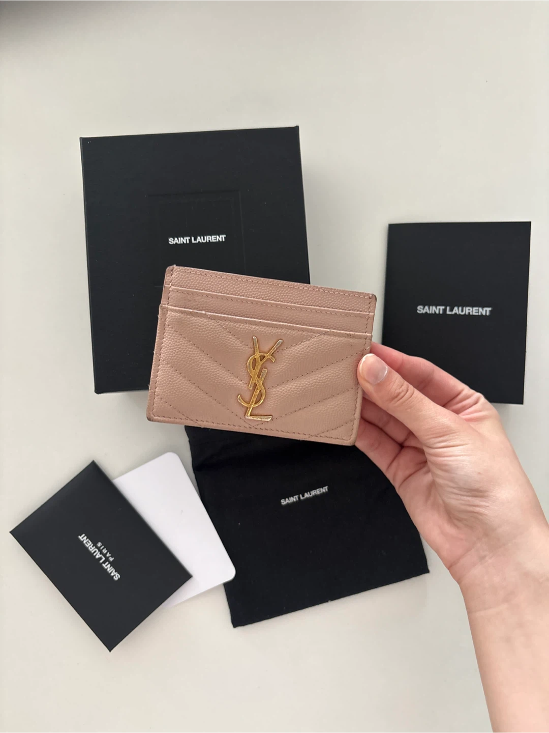 Saint Laurent Cardholder - Pink