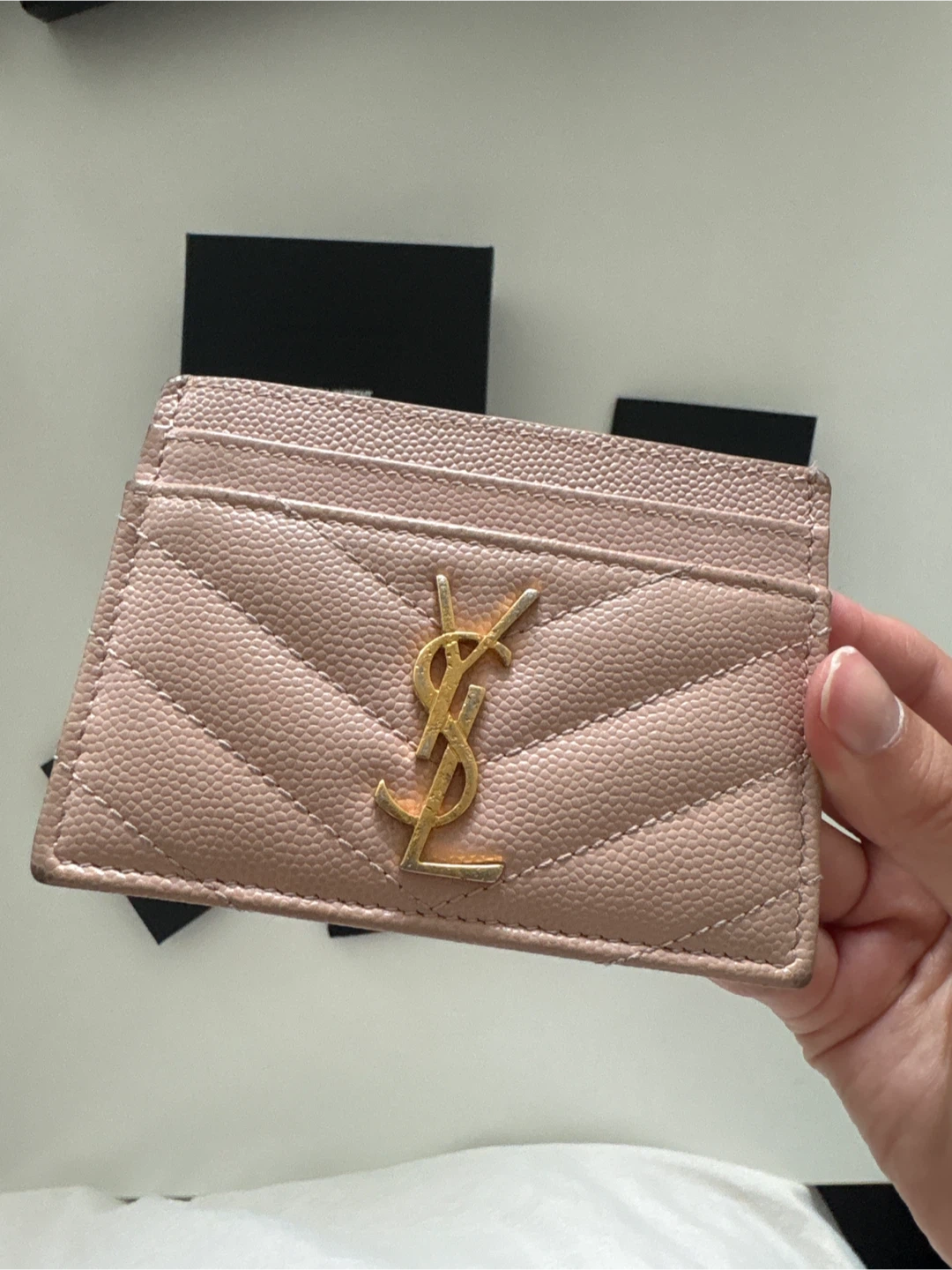 Saint Laurent Cardholder - Pink - photo 2