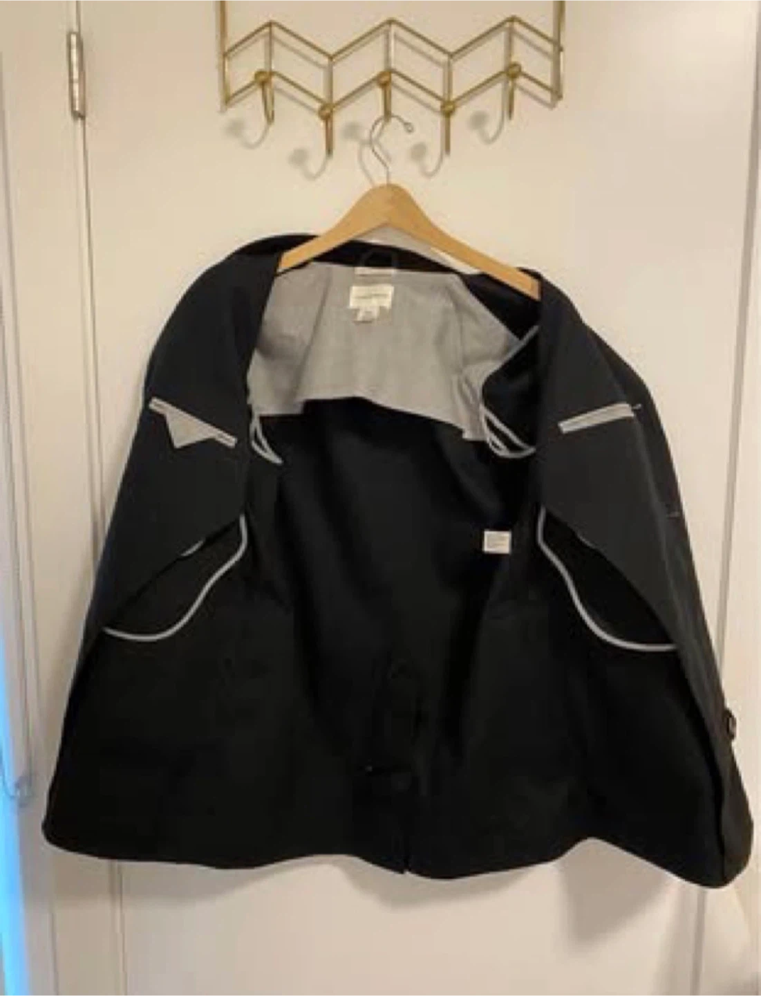 Club Monaco Black Trench Coat XS - photo 3
