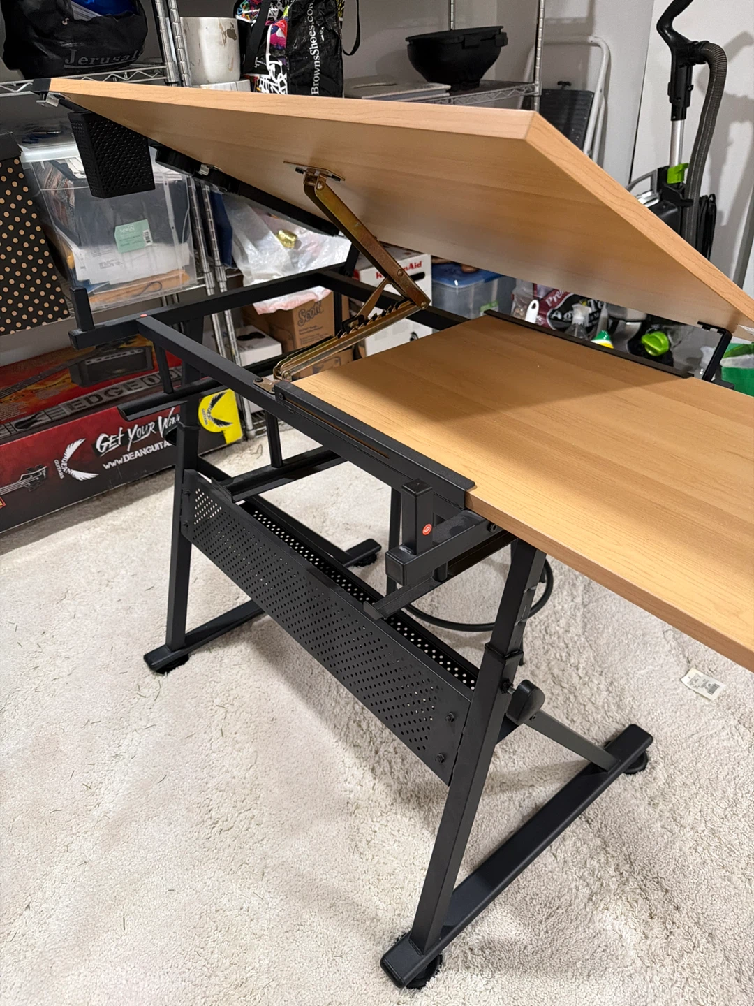 Adjustable Drafting Table with Stool - photo 3