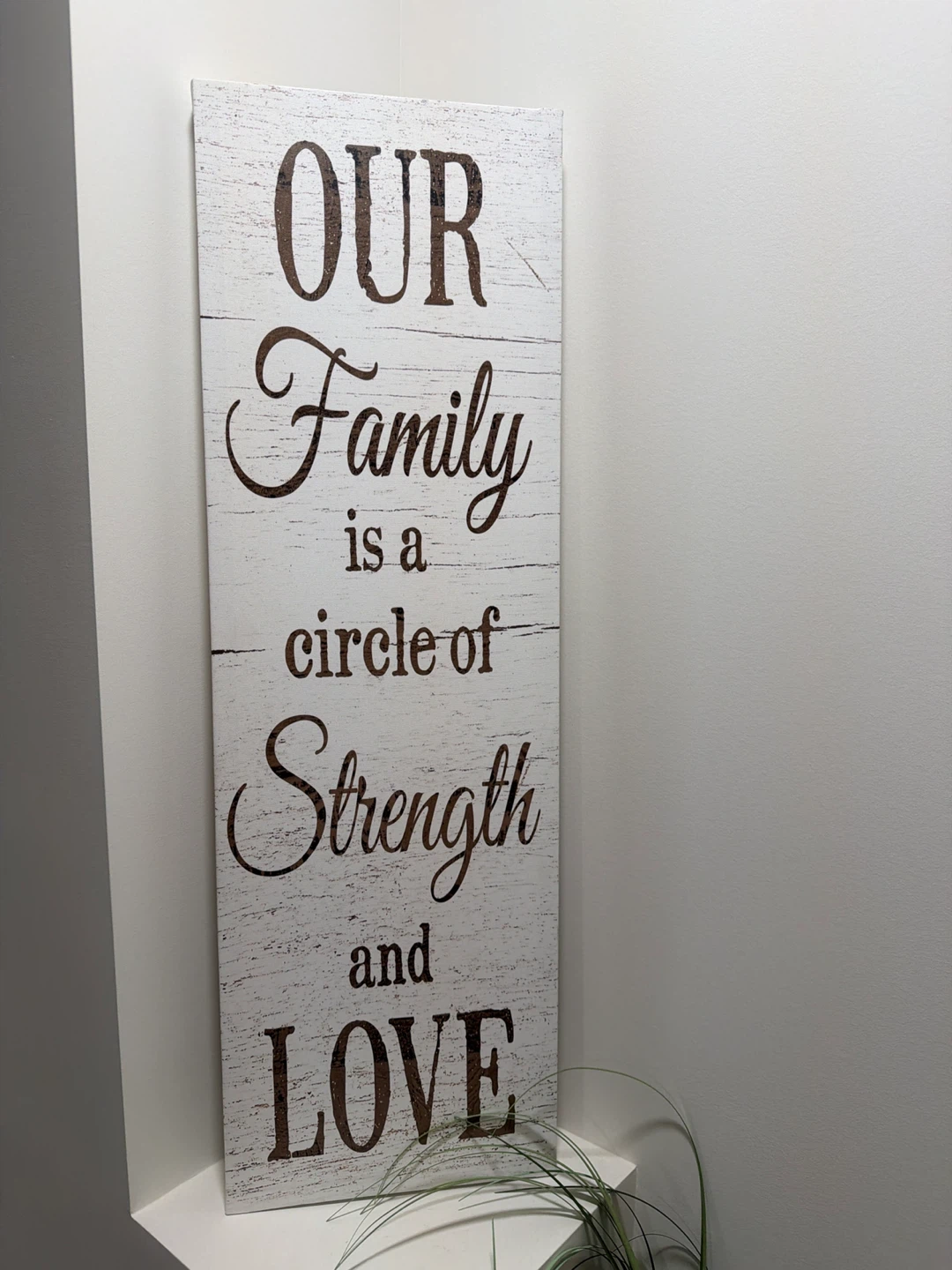 Our Family is a Circle of Strength and Love Wall Art