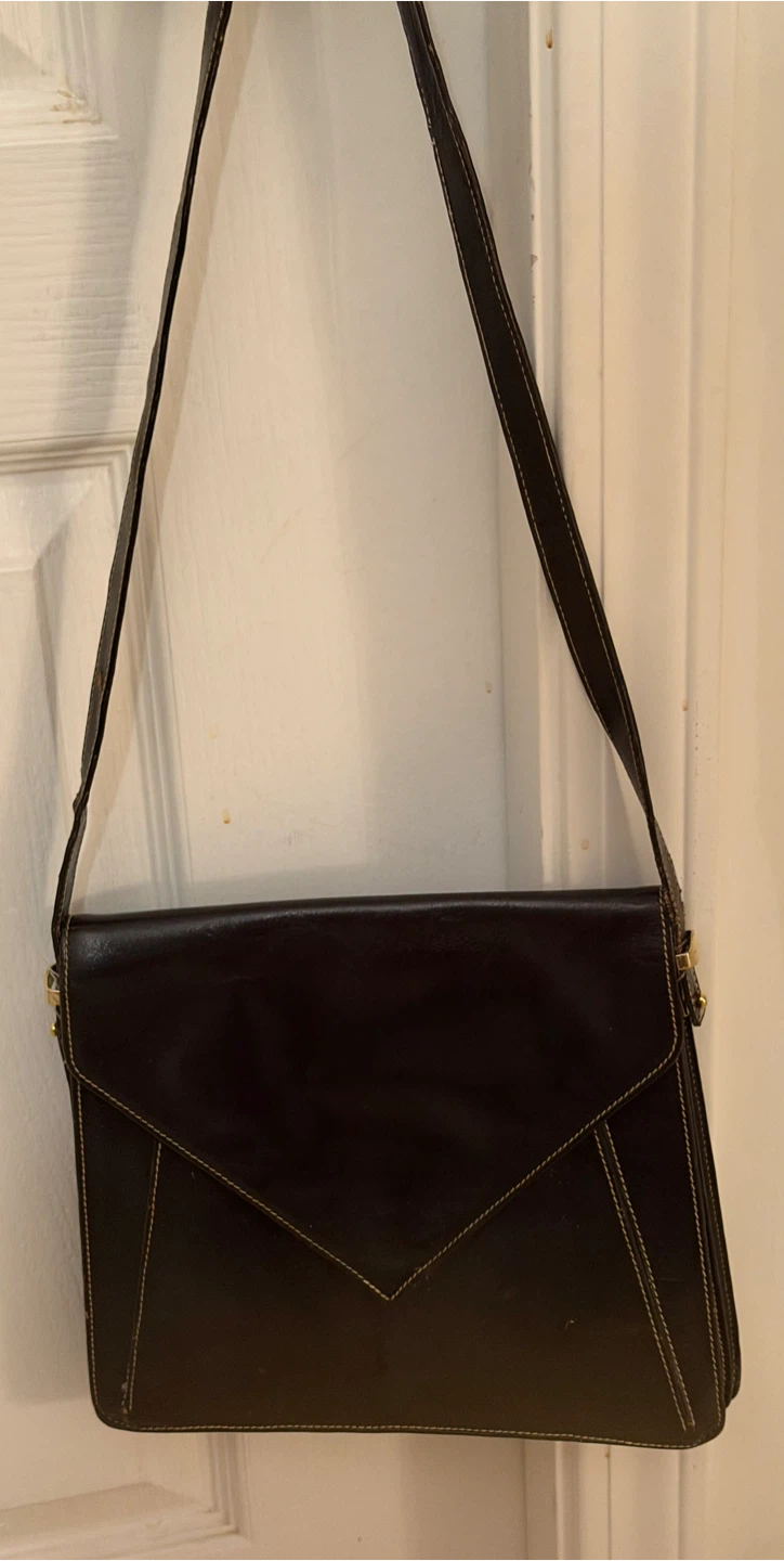 Brown Leather Shoulder Bag - photo 2