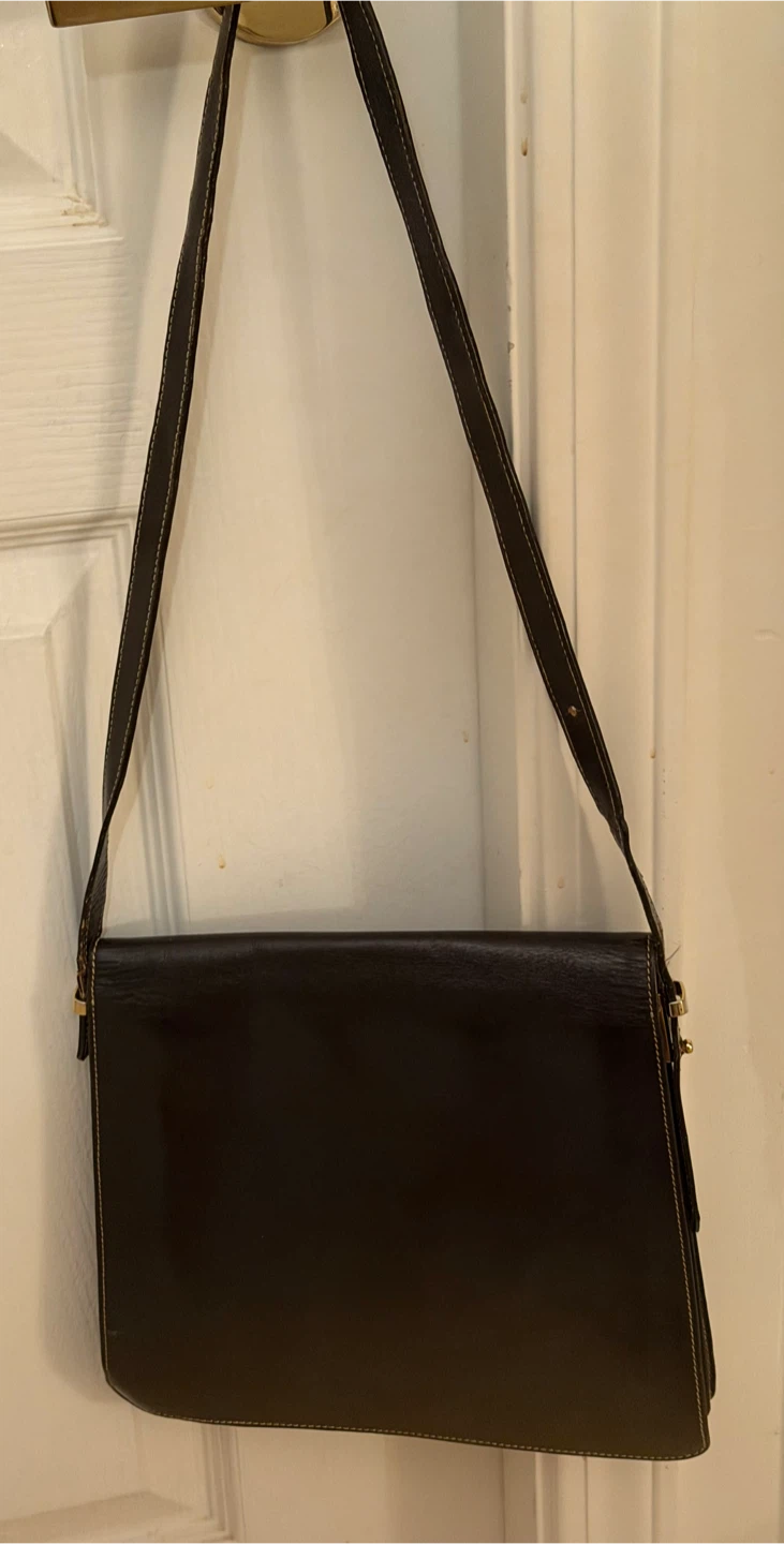 Brown Leather Shoulder Bag - photo 3