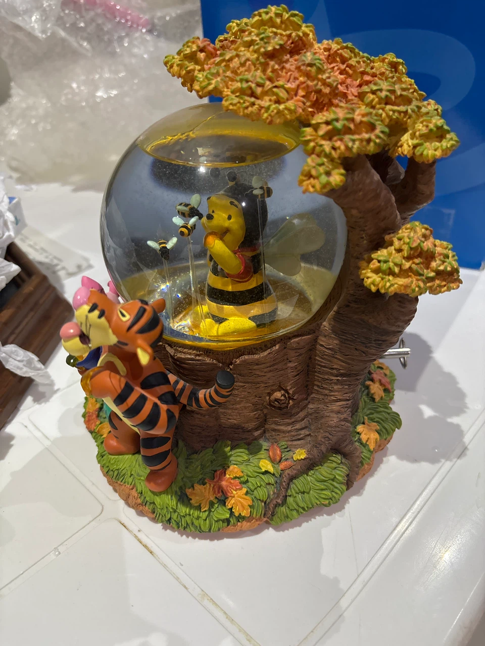 Disney Winnie the Pooh in Bee Costume Snow Globe - photo 2