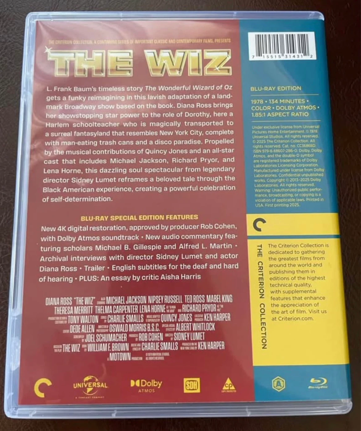 The Wiz Criterion Collection Blu Ray - photo 2
