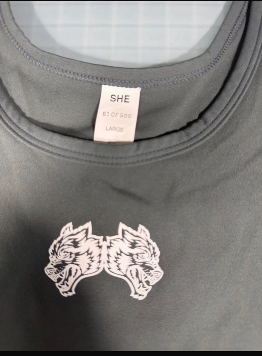 SHE SOFIA ENERGY BODYSUIT - Large - Grey