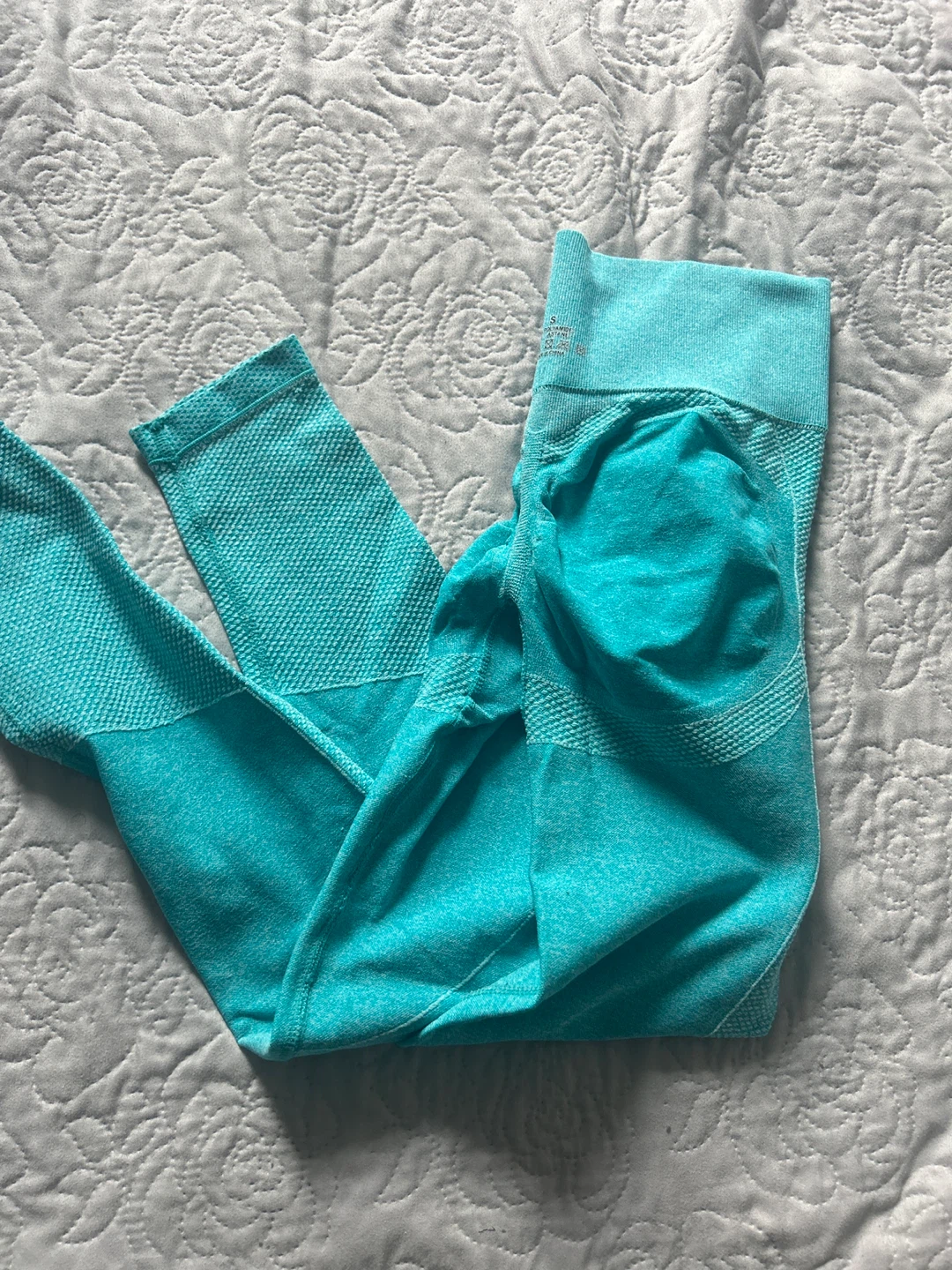 Teal Seamless Workout Leggings