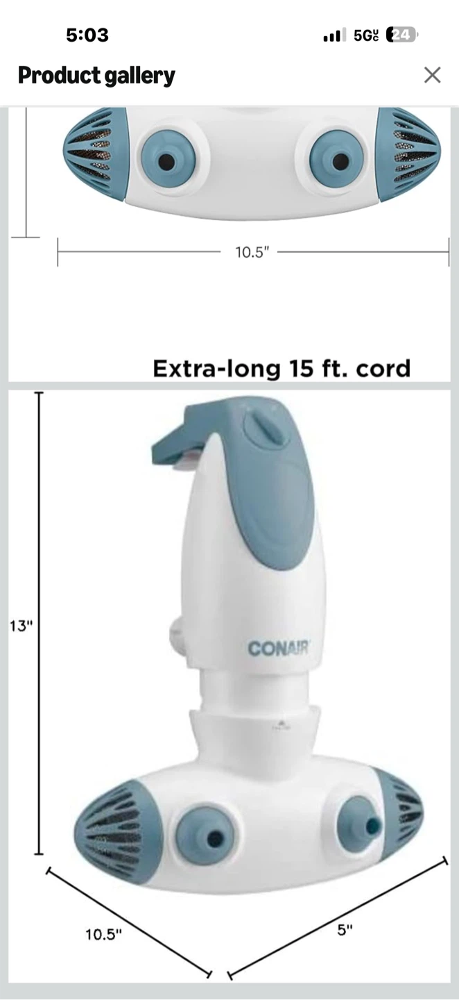 Conair Jet Hydro Spa - Portable Bath Spa - photo 5