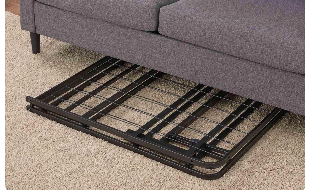 Black Metal Folding Bed Frame