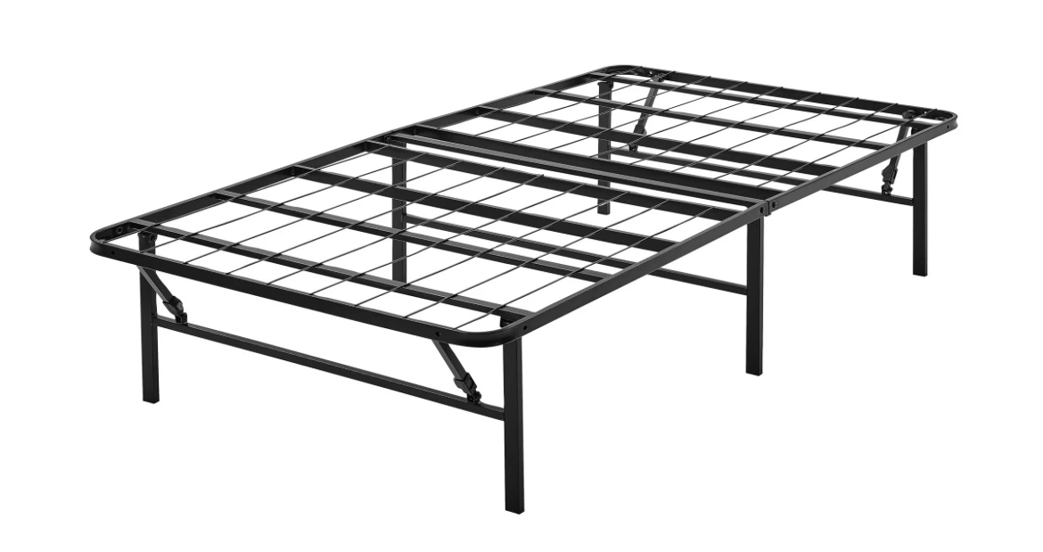 Black Metal Folding Bed Frame - photo 3