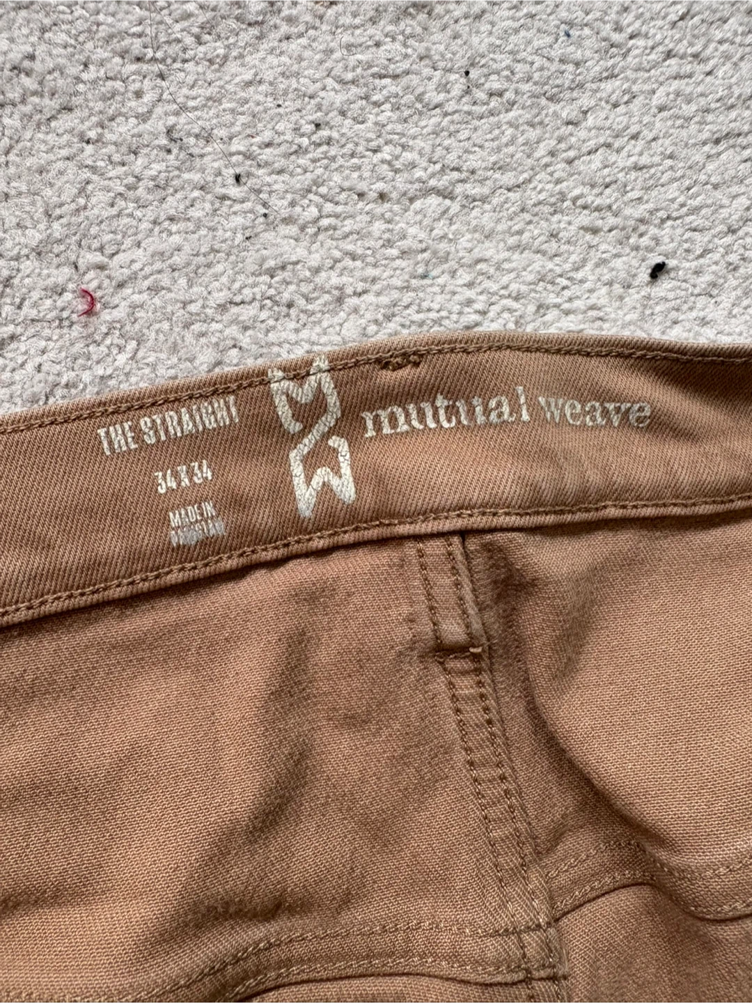 Mutual Weave Men’s Carpenter Pants - 34x34 - photo 4
