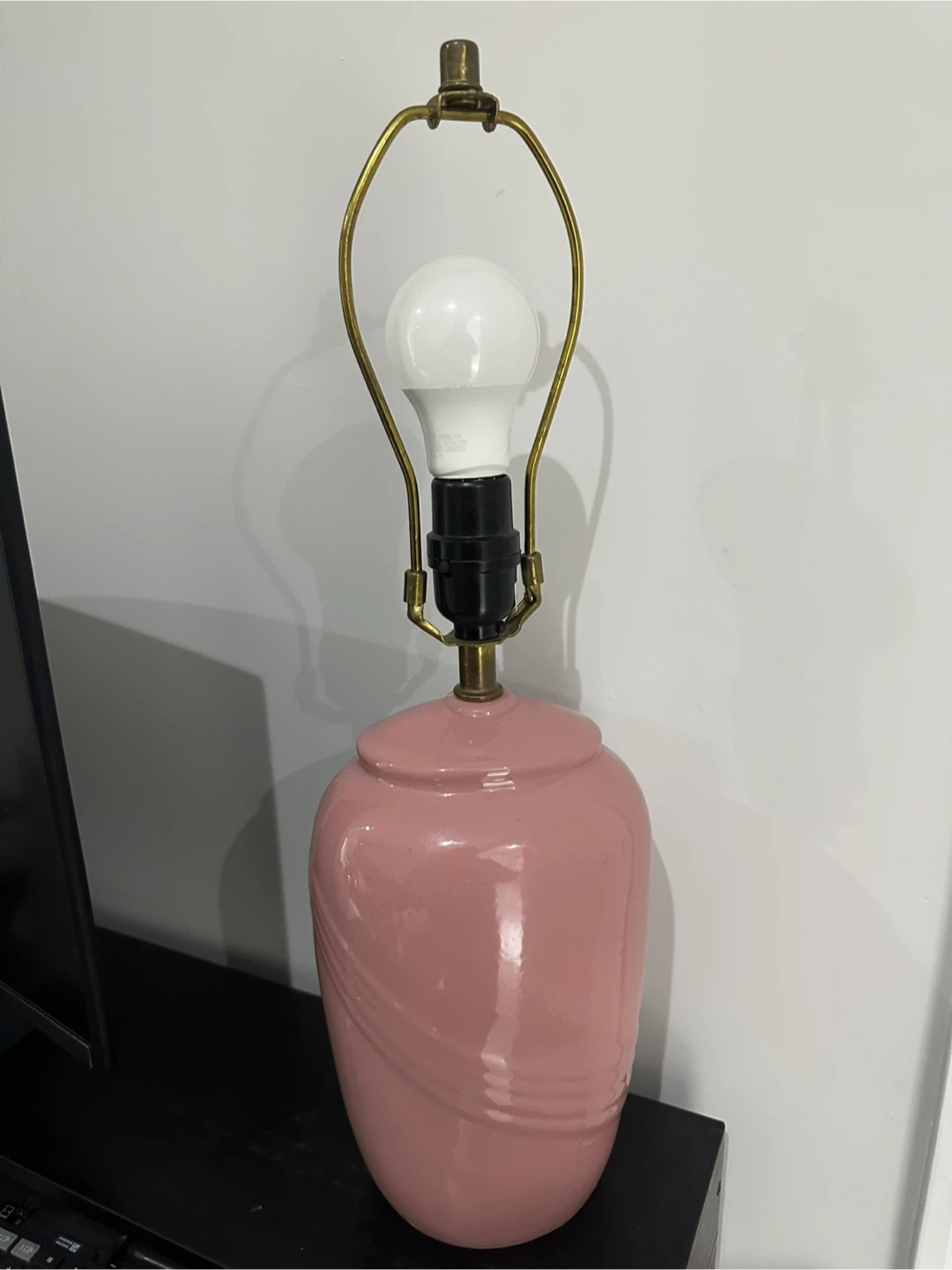 Pink Ceramic Table Lamp