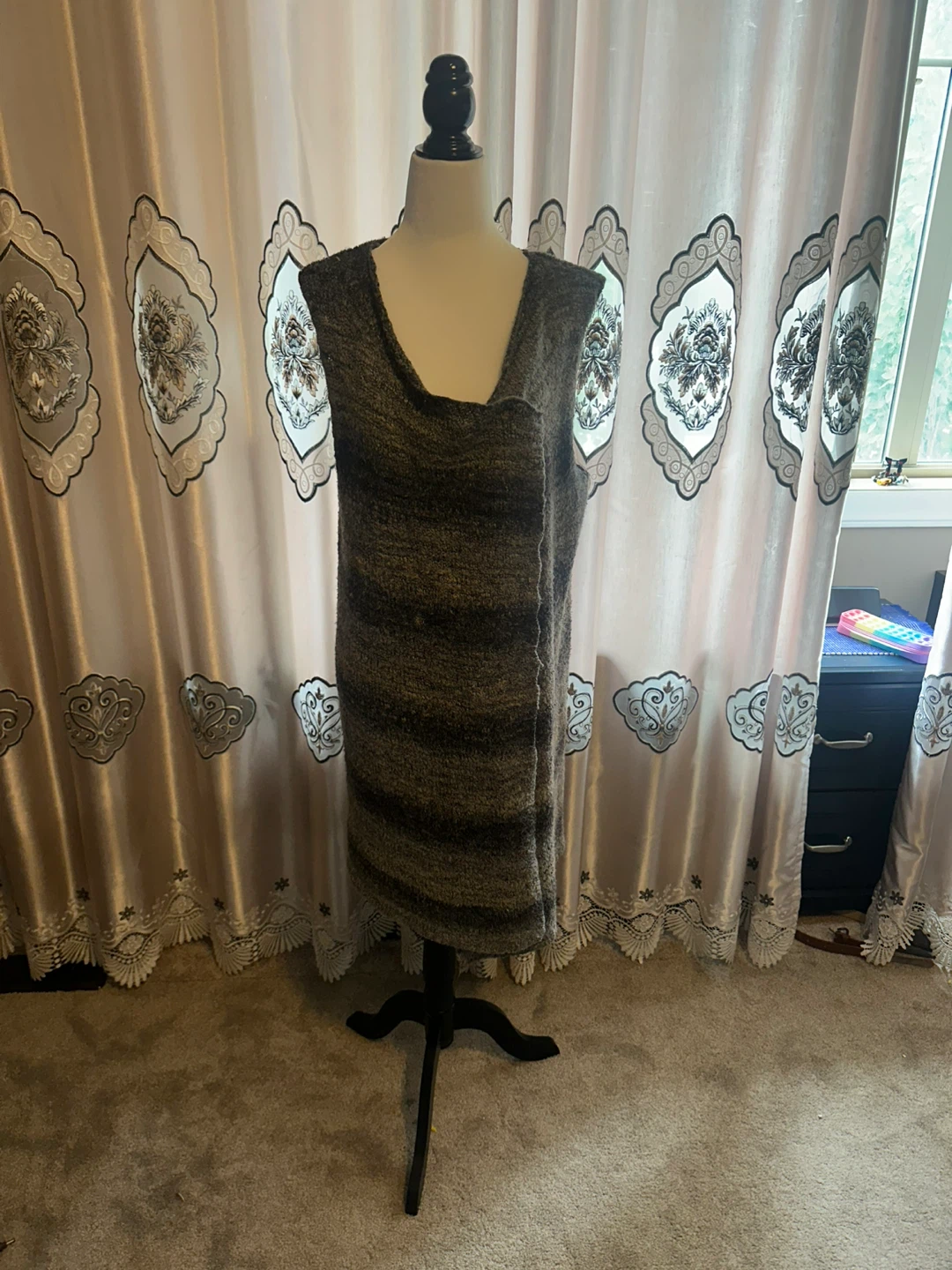 Chunky Knit Sleeveless Cardigan Vest - photo 2