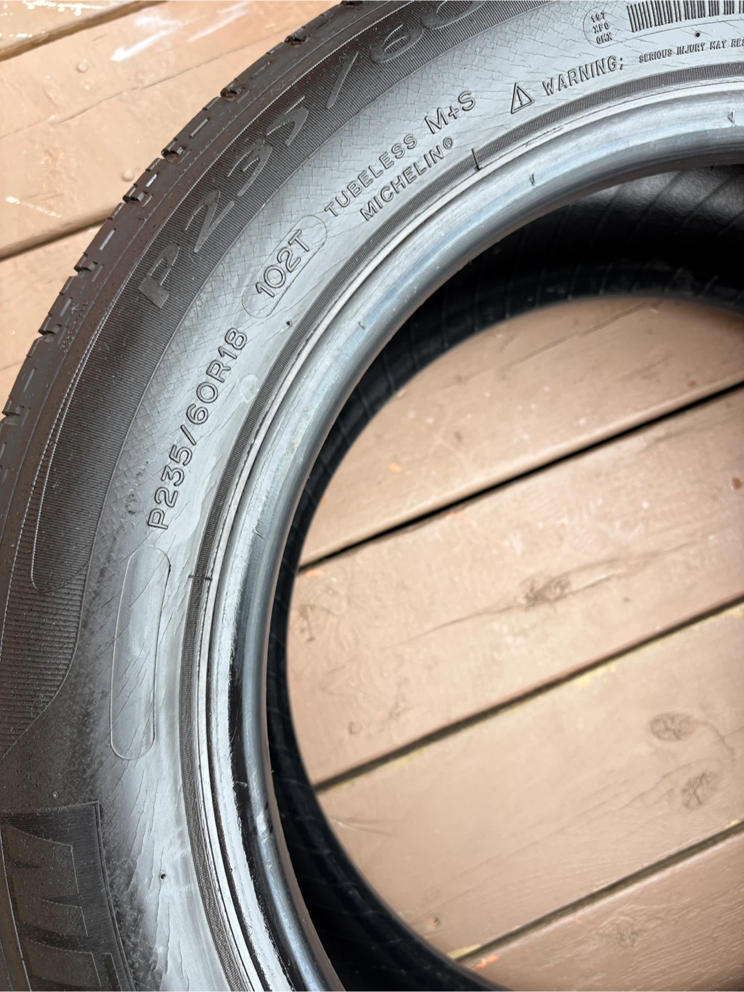 Michelin all season tires  (Set of 4) - photo 2