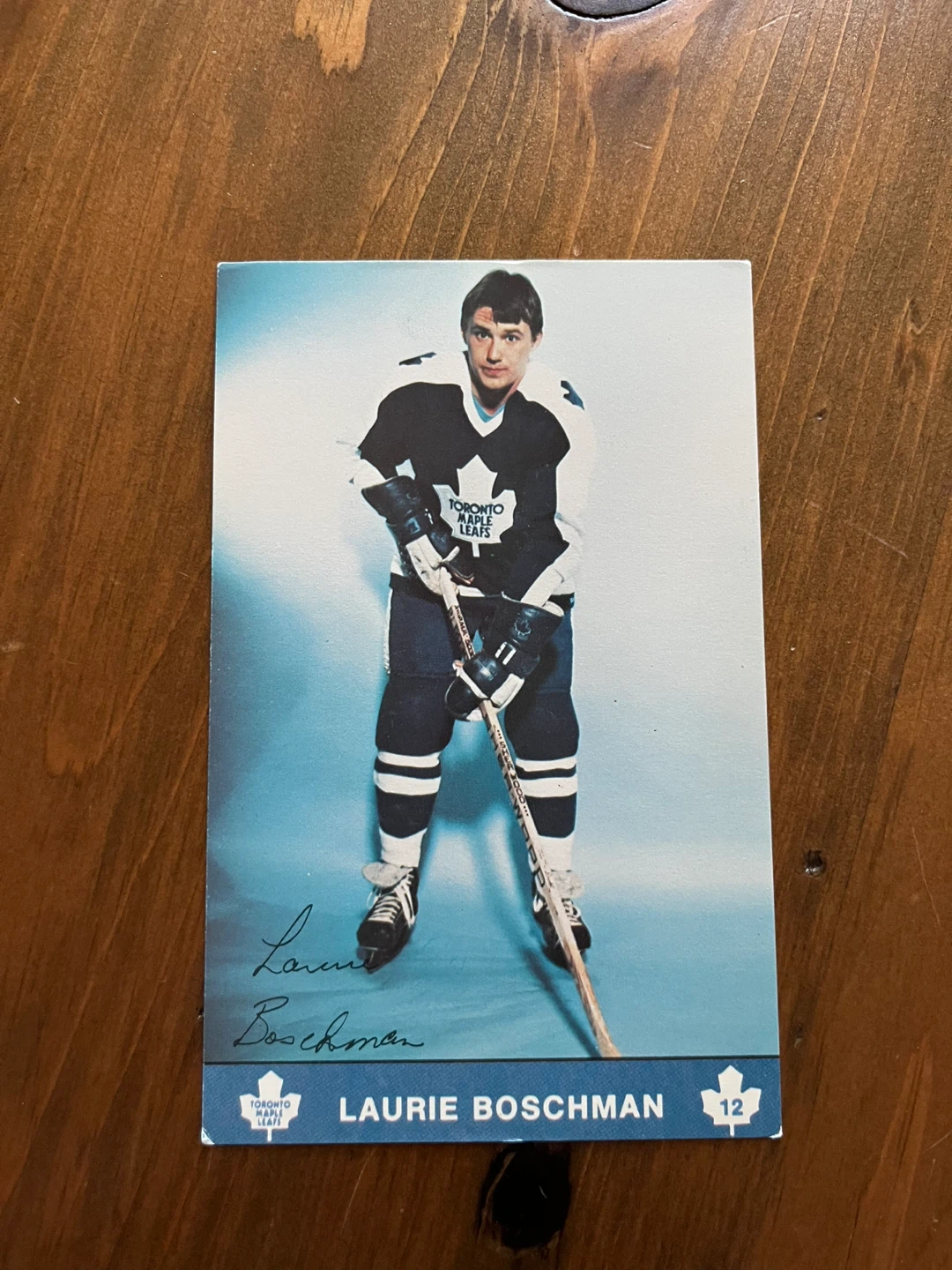 Laurie Boschman Postcard Photo
