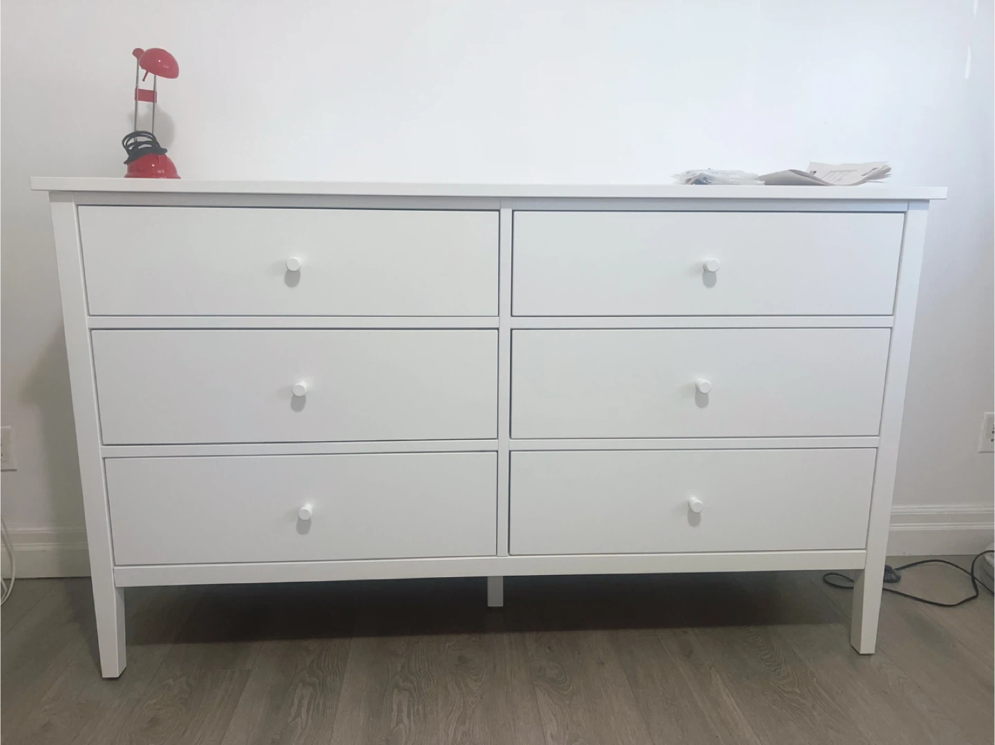 Never used IKEA  6-Drawer Dresser,extra fee for delivery - photo 2