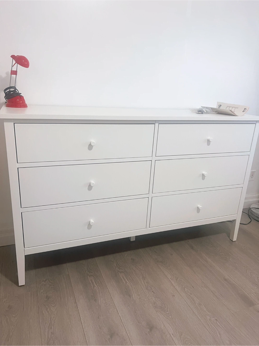 Never used IKEA  6-Drawer Dresser,extra fee for delivery