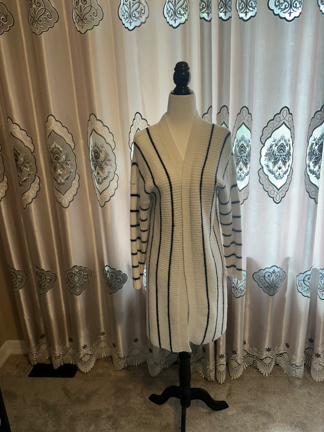Women's Striped Cardigan
