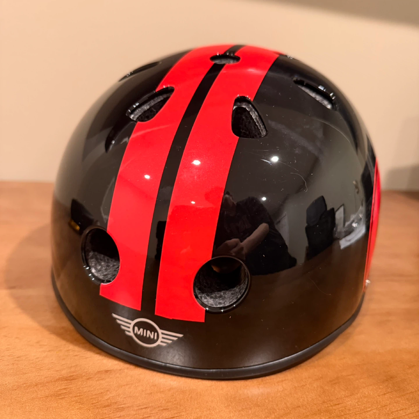 MINI Cooper Helmet - Black & Red Racing Stripe - photo 2