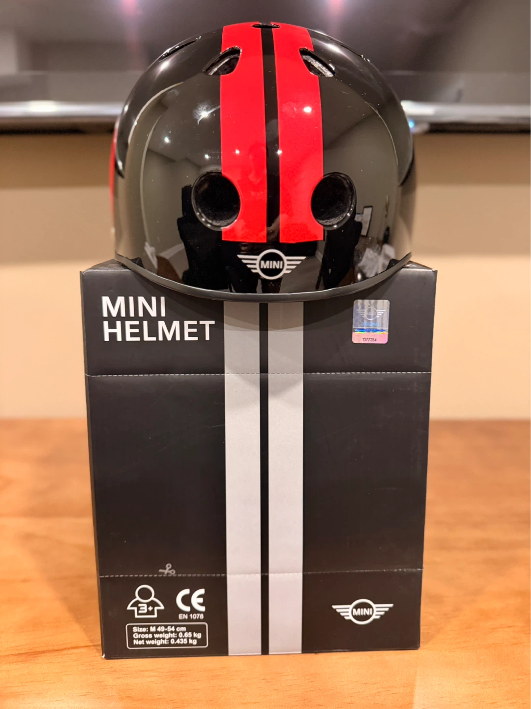 MINI Cooper Helmet - Black & Red Racing Stripe - photo 4