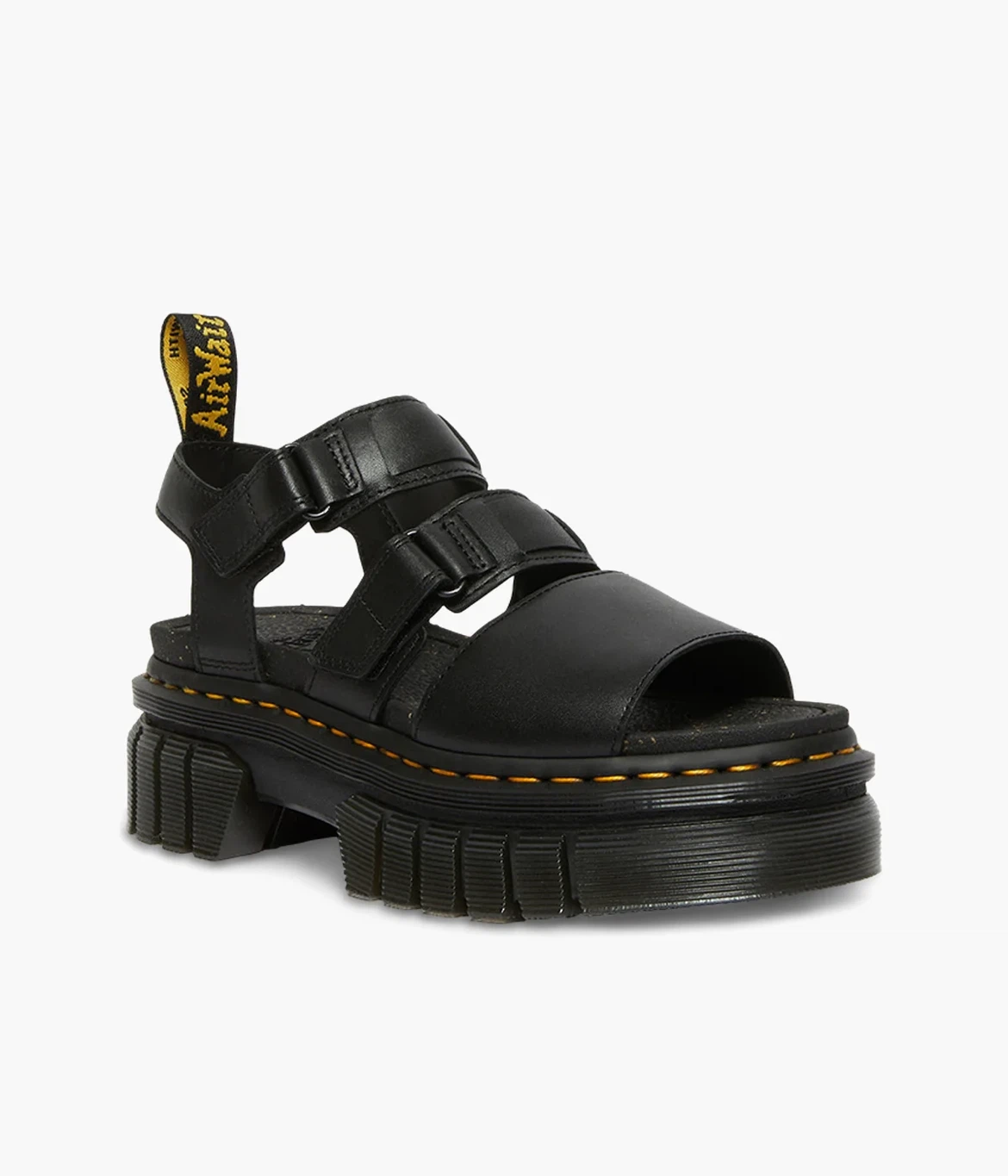Dr. Martens 3-Strap Platform Sandal (Black)