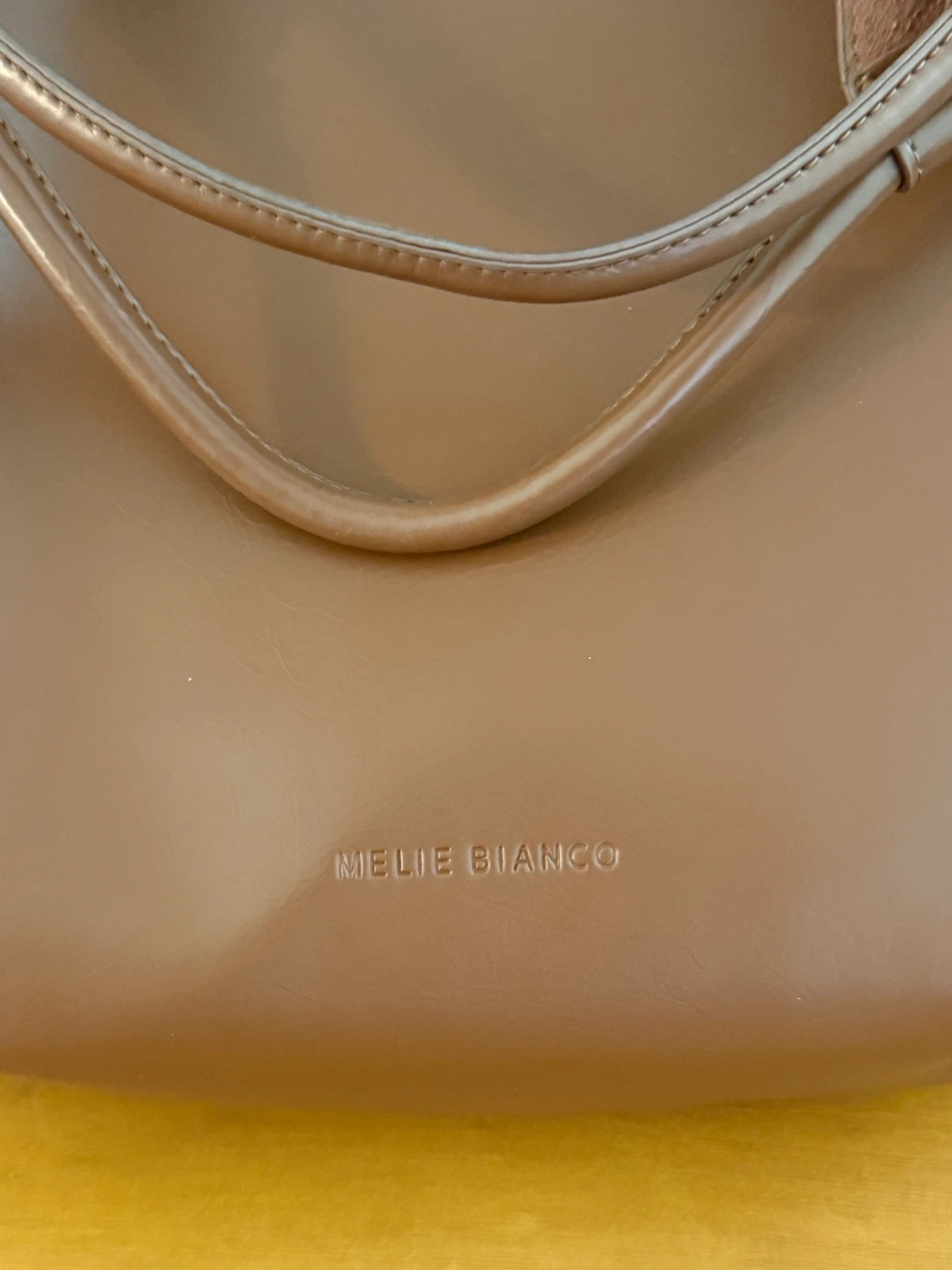Melie Bianco Brown Faux Leather Shoulder Bag - photo 3