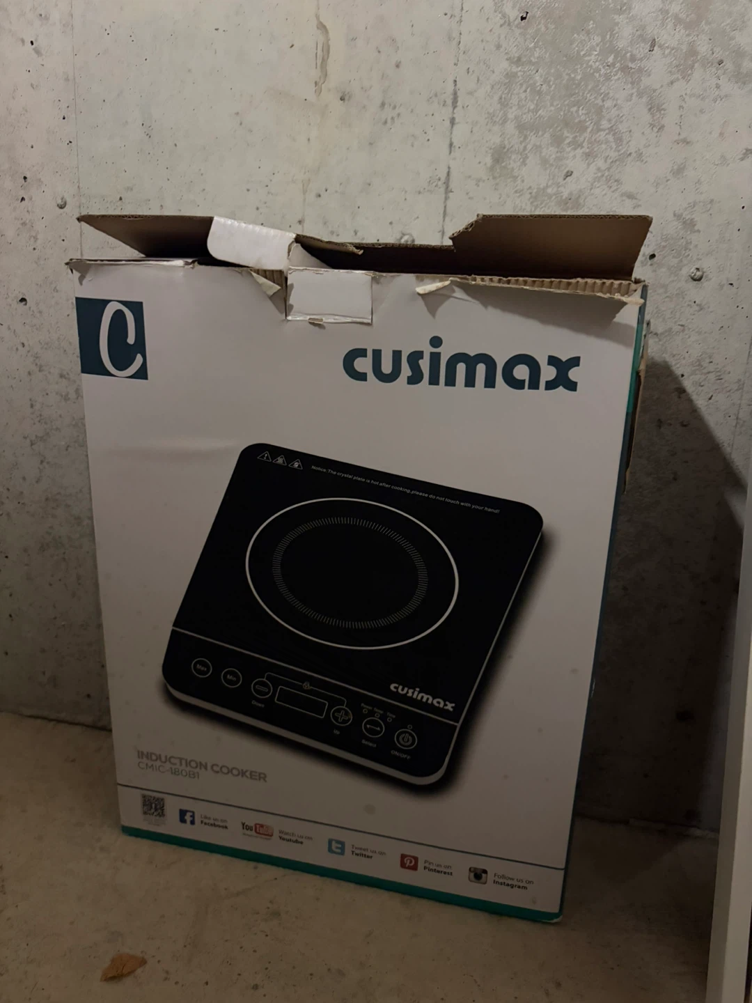 Cusimax Induction Cooker CMIC-180B1