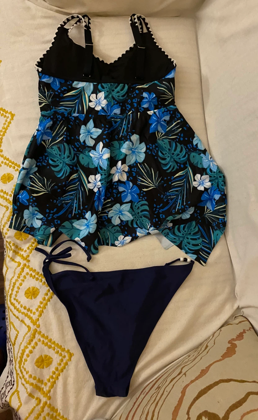 Colloyes Swim Dress with Bikini Bottoms - photo 2