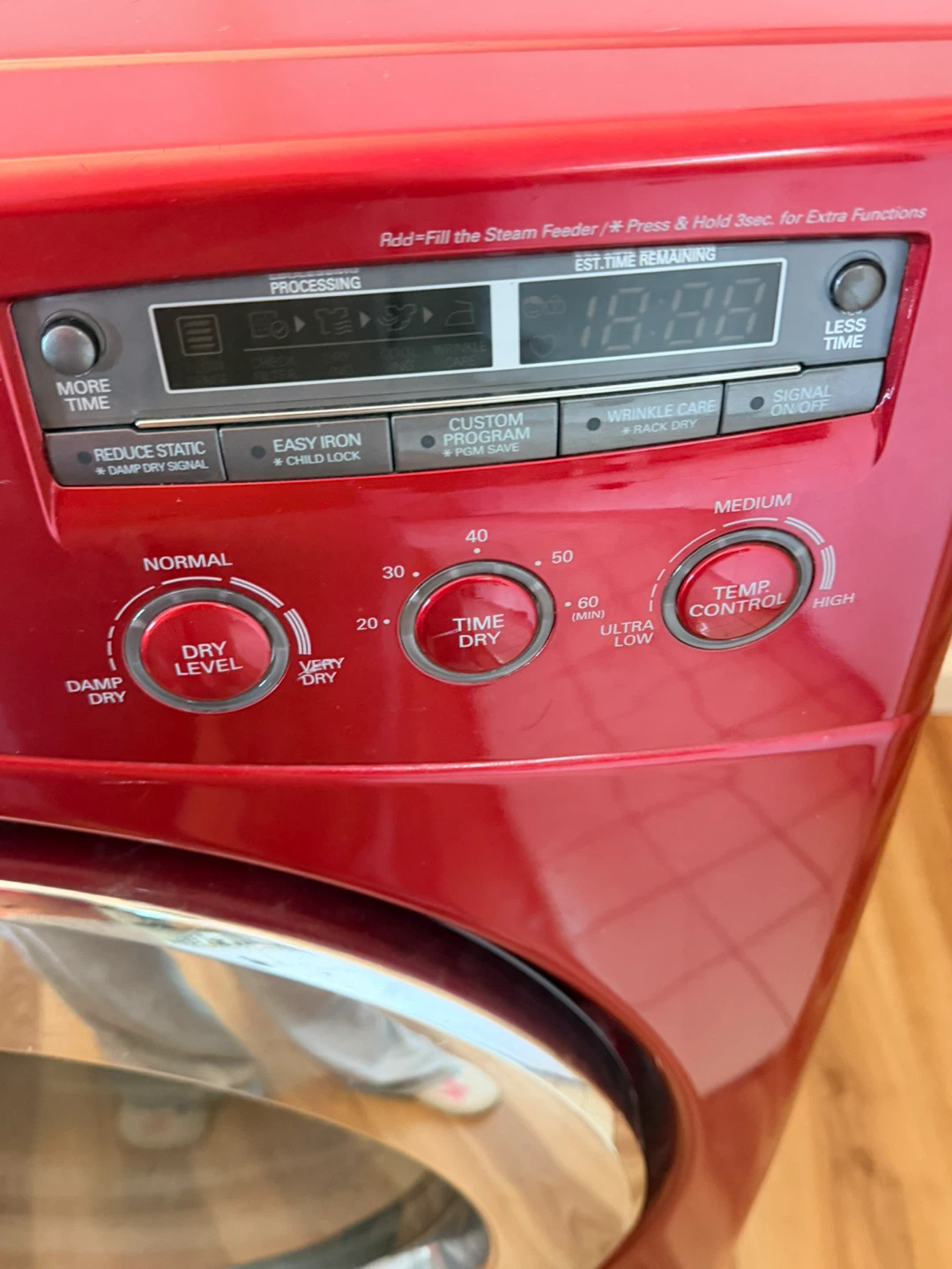 LG Red Electric Dryer