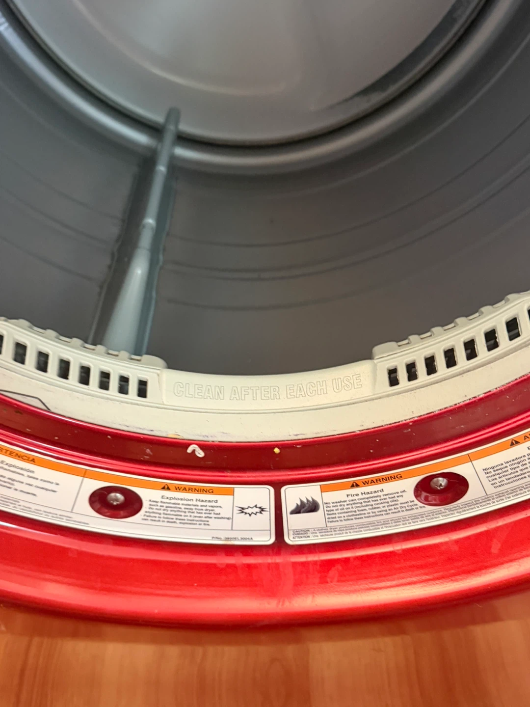 LG Red Electric Dryer - photo 3