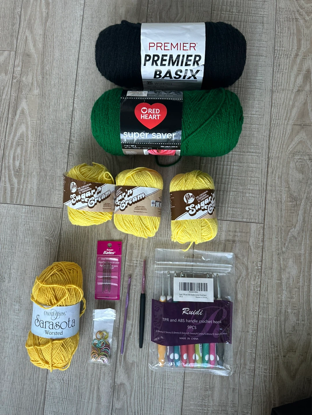 Crochet Yarn and Hook Set