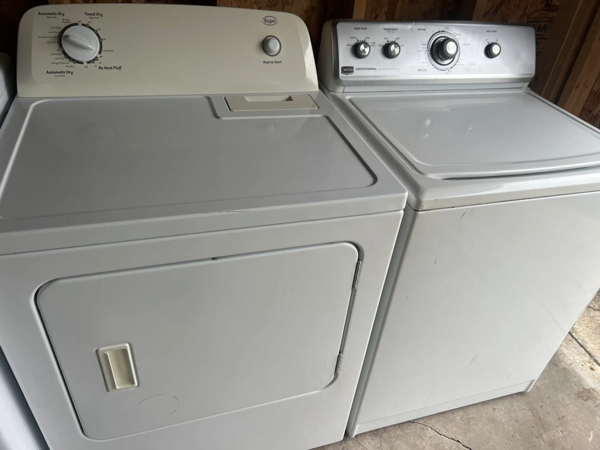 Whirlpool Dryer and Maytag Washer Set