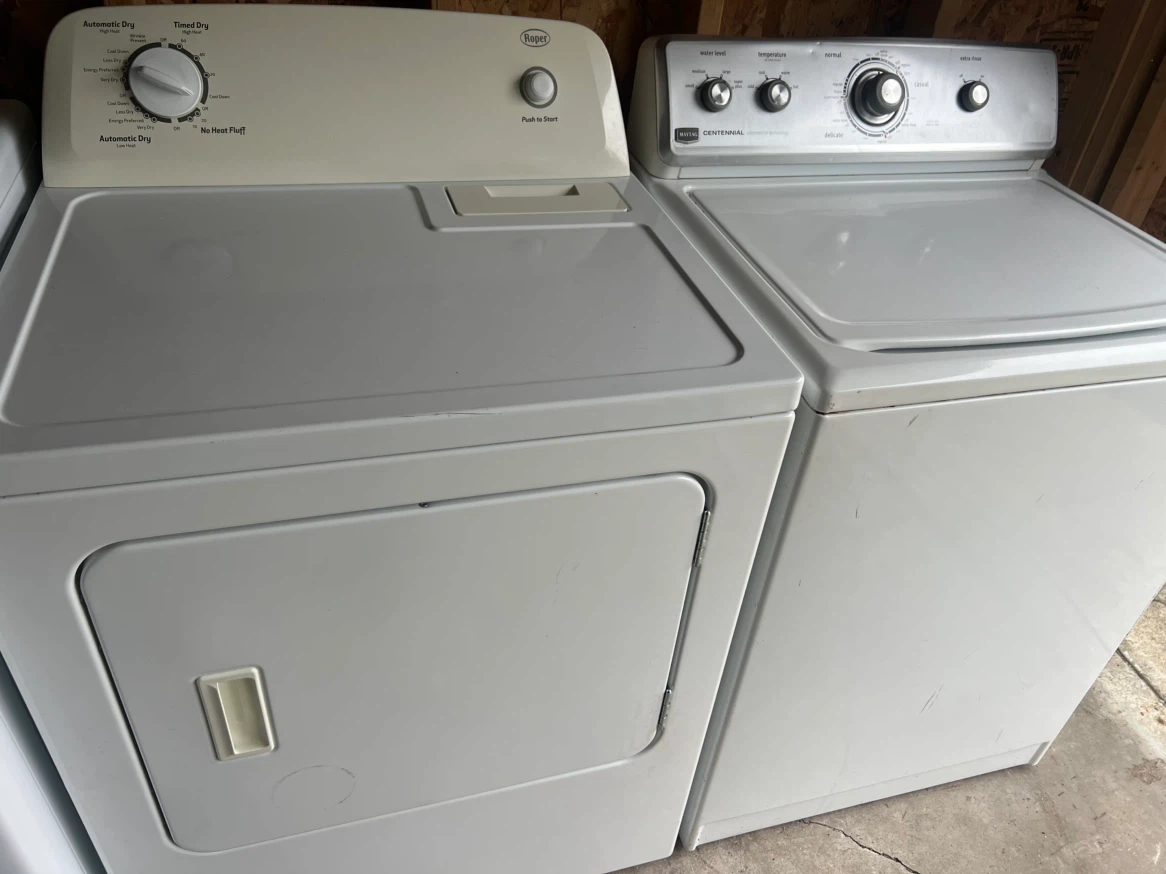 Whirlpool Dryer and Maytag Washer Set - photo 2