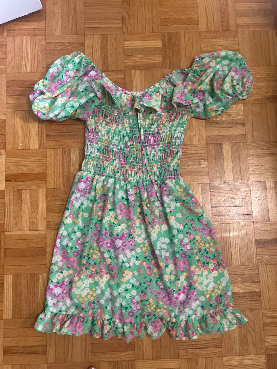 Liberty Love Floral Smocked Dress XL