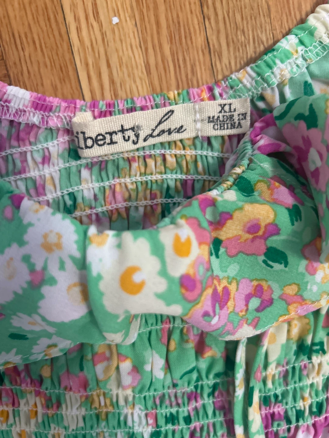 Liberty Love Floral Smocked Dress XL - photo 2