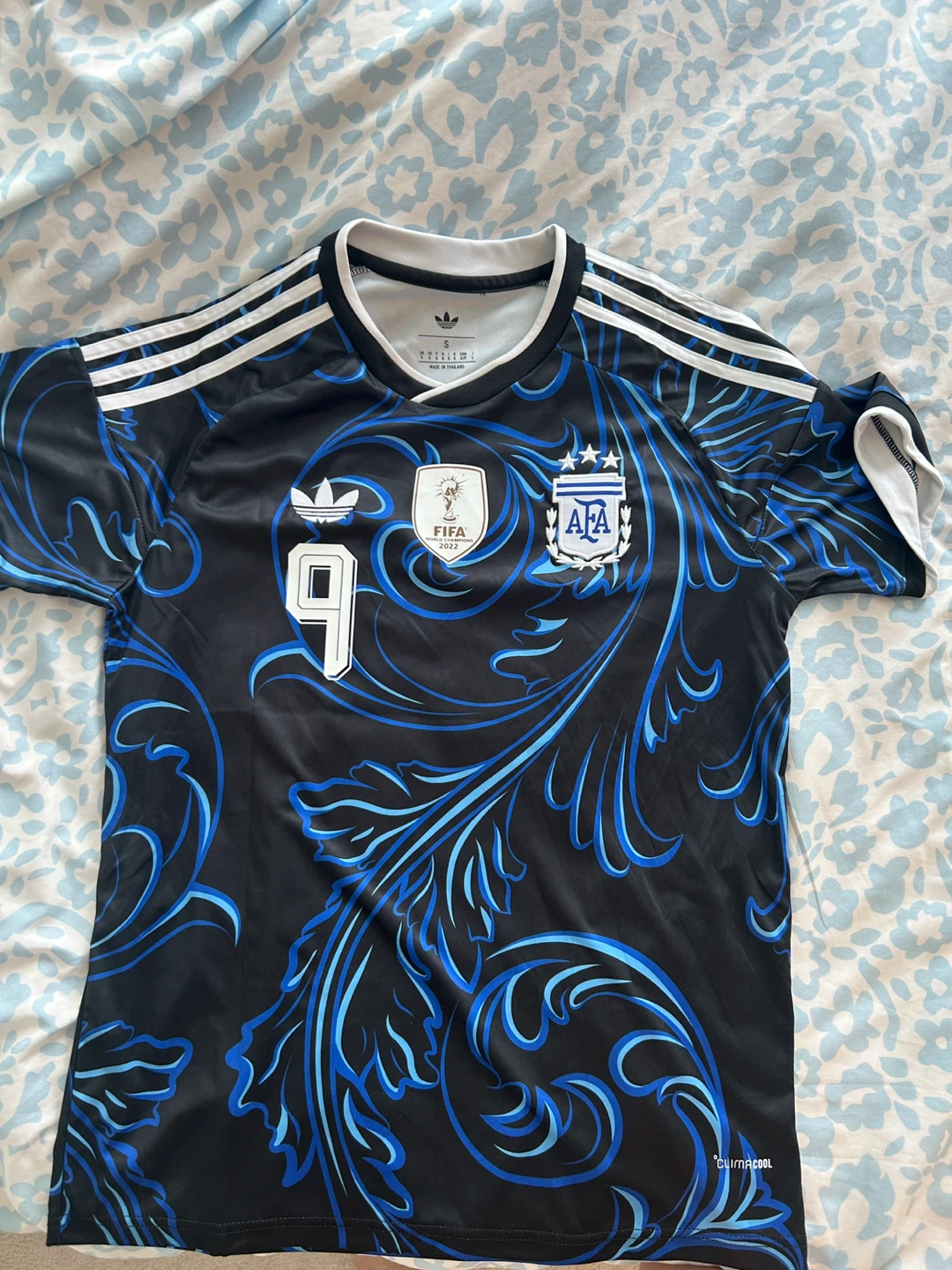 Adidas Argentina J. Alvarez #9 FIFA World Cup 2026 Away Jersey
