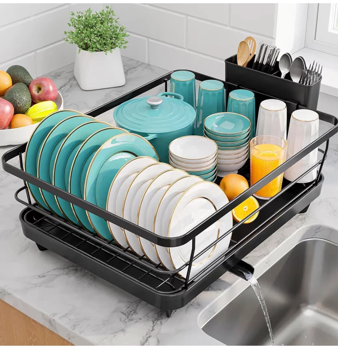 Sakugi Dish Drying Rack - Stainless Steel Dish Rack