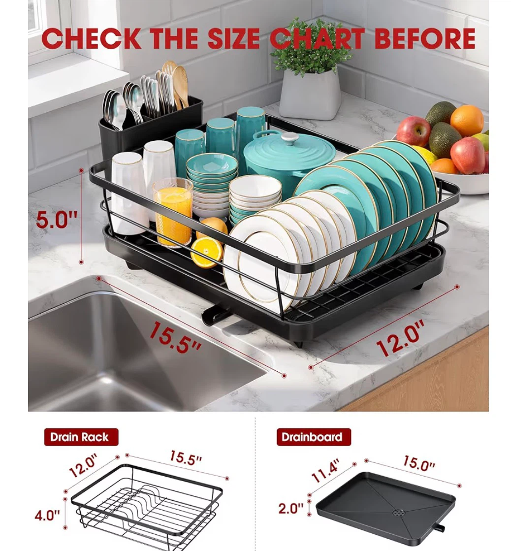 Sakugi Dish Drying Rack - Stainless Steel Dish Rack - photo 2