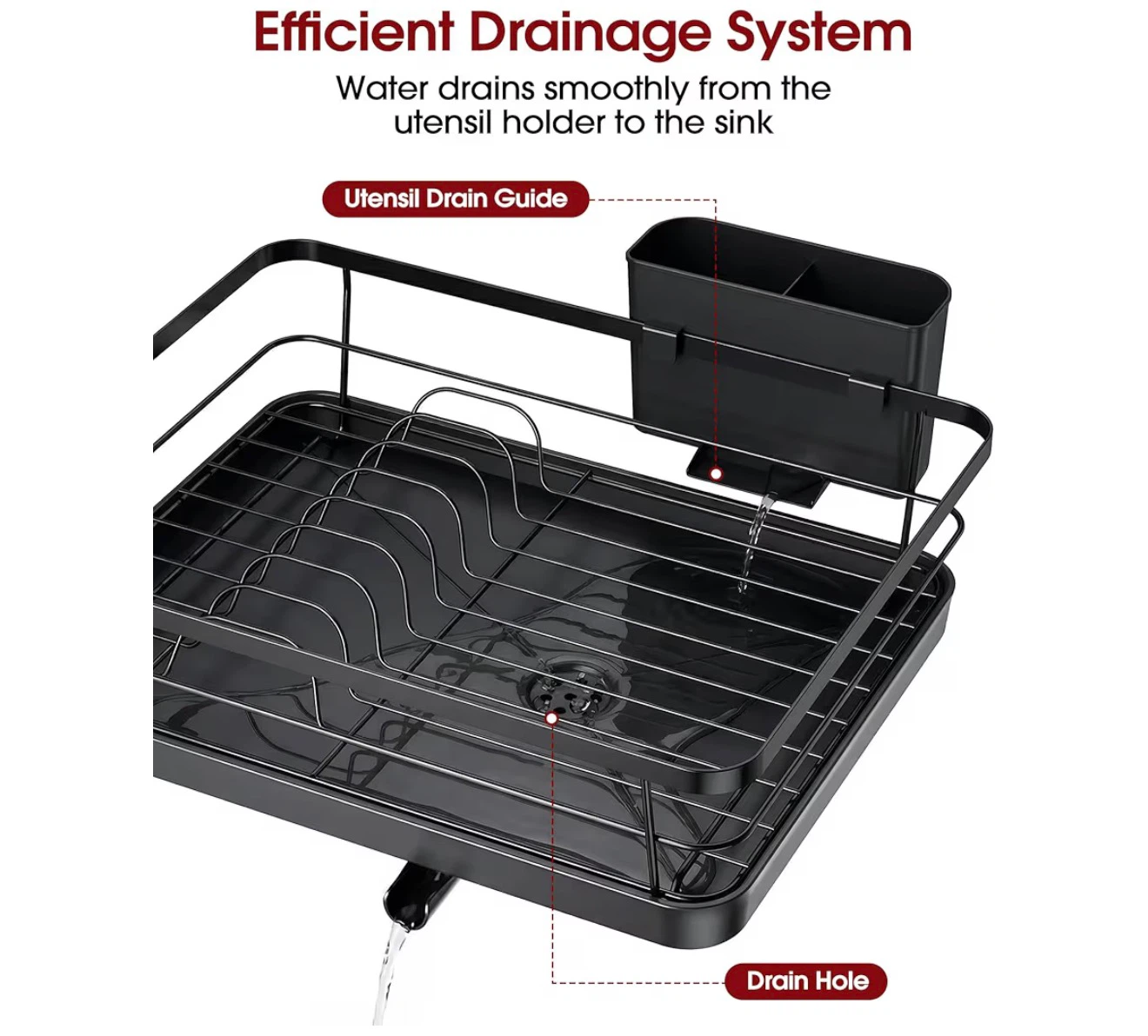 Sakugi Dish Drying Rack - Stainless Steel Dish Rack - photo 4