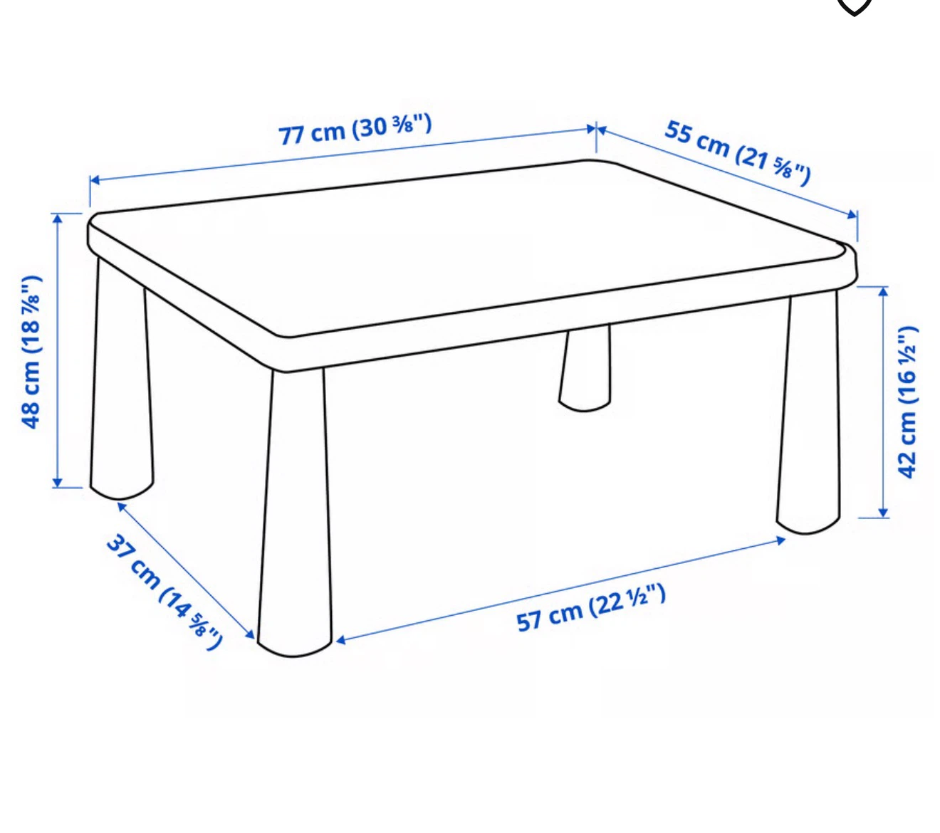 IKEA Kids Play Table - photo 2