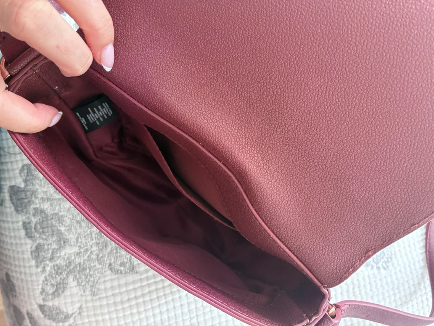 Love & Lore Burgundy Saddle Bag - photo 3
