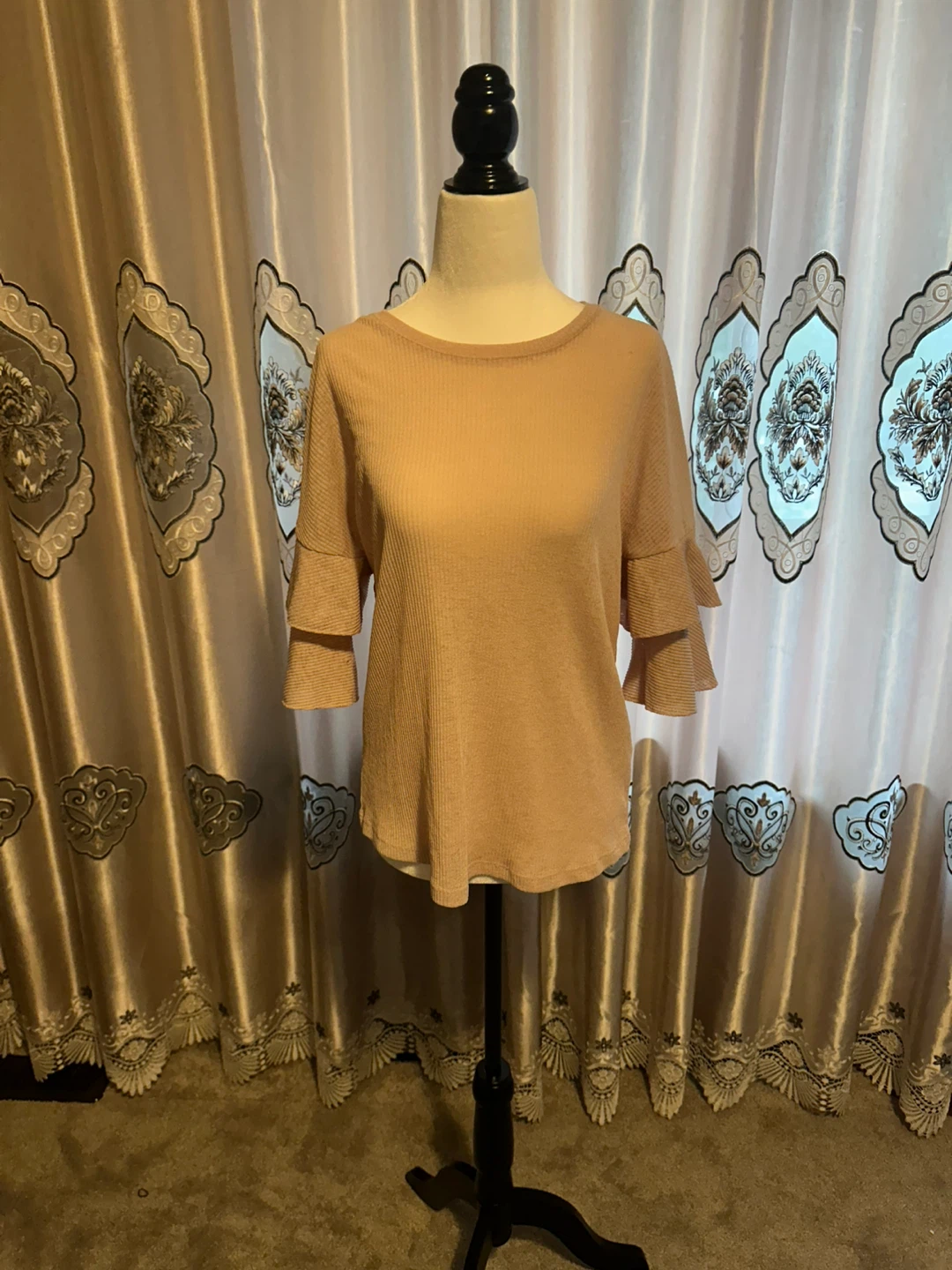 Women's Ruffle Sleeve  Top