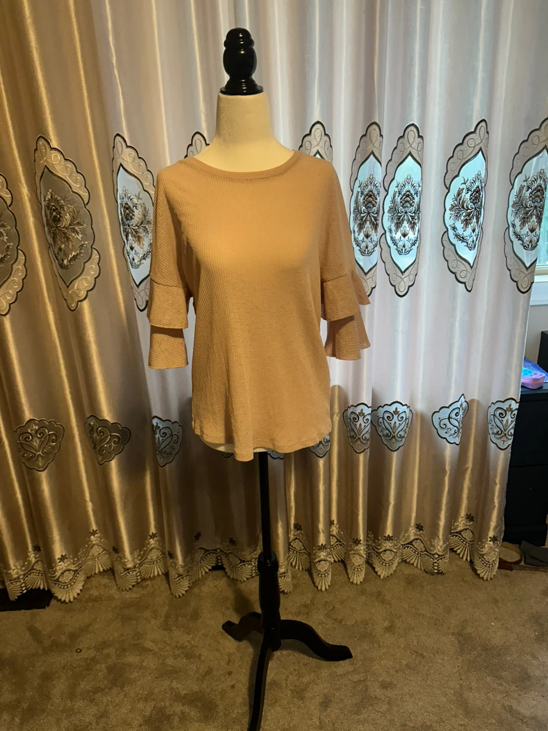 Women's Ruffle Sleeve  Top - photo 2