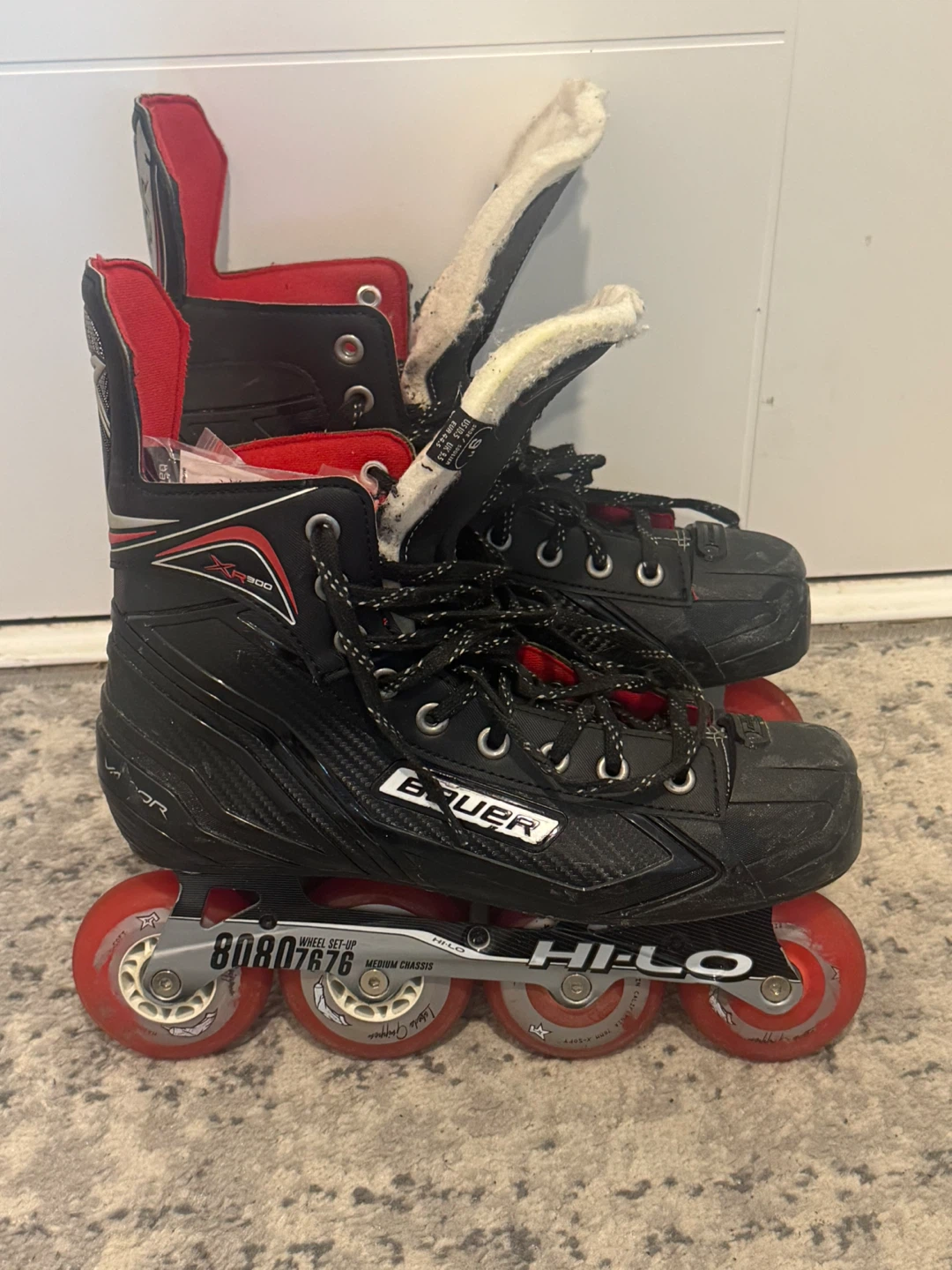 Adult Roller Hockey Gear Set - Bauer Size 9 Skates & Mission - photo 2