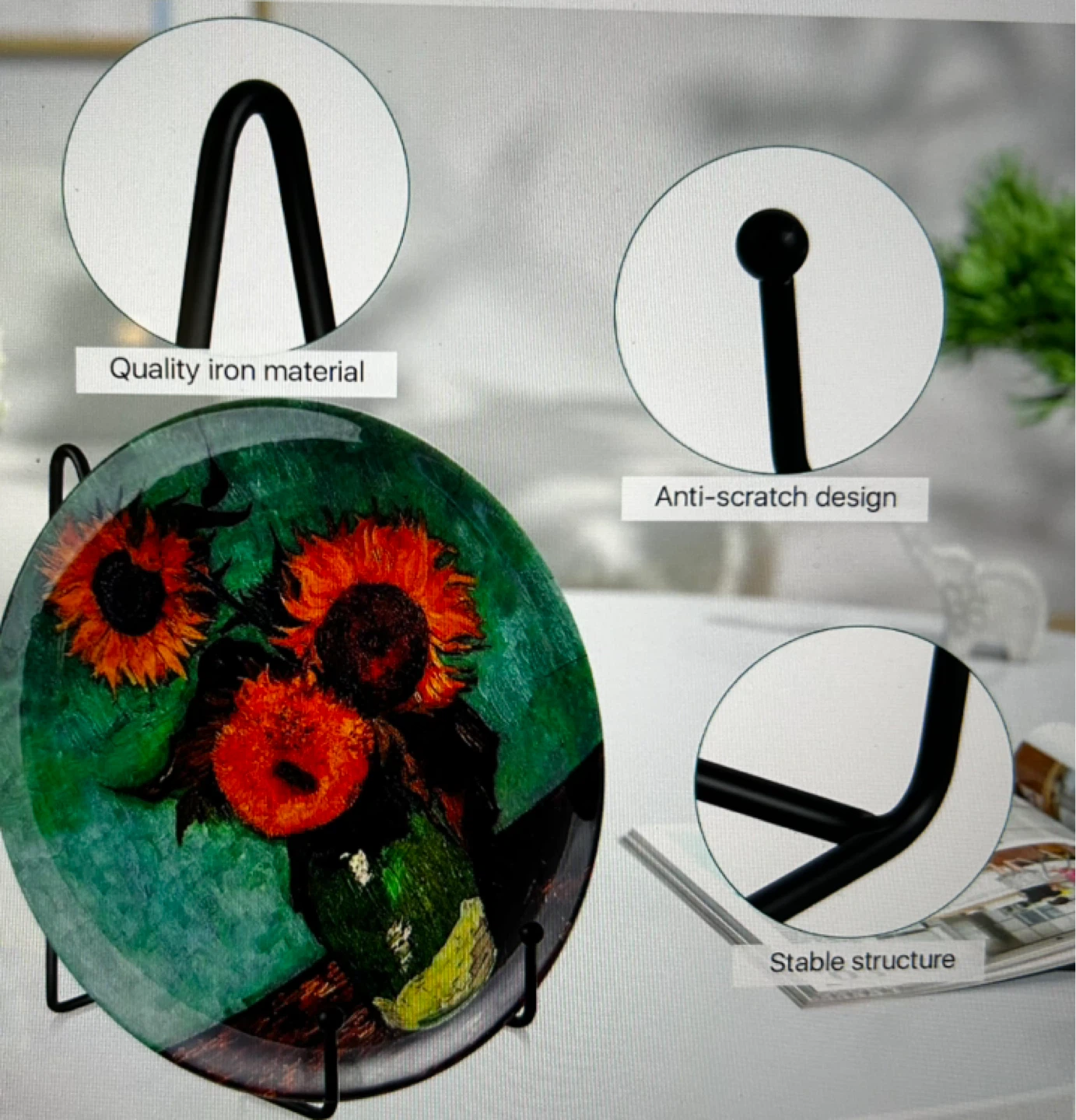 Black Metal Display Easels (Set of 6) - photo 4