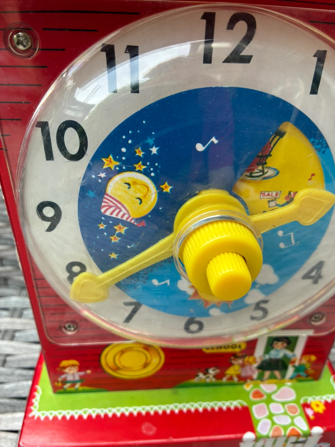 Vintage Fisher-Price Music Box Teaching Clock - photo 2