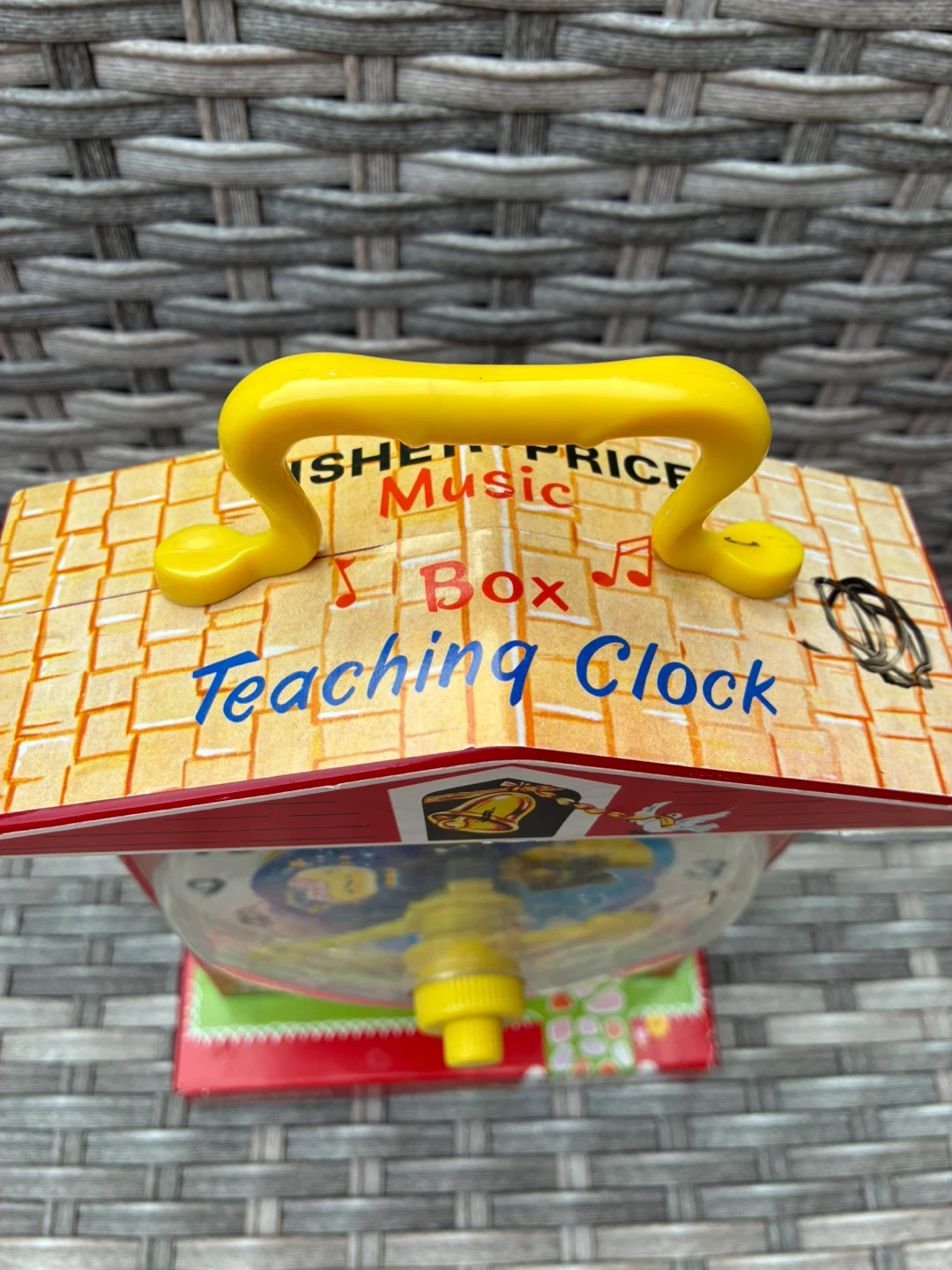 Vintage Fisher-Price Music Box Teaching Clock - photo 3