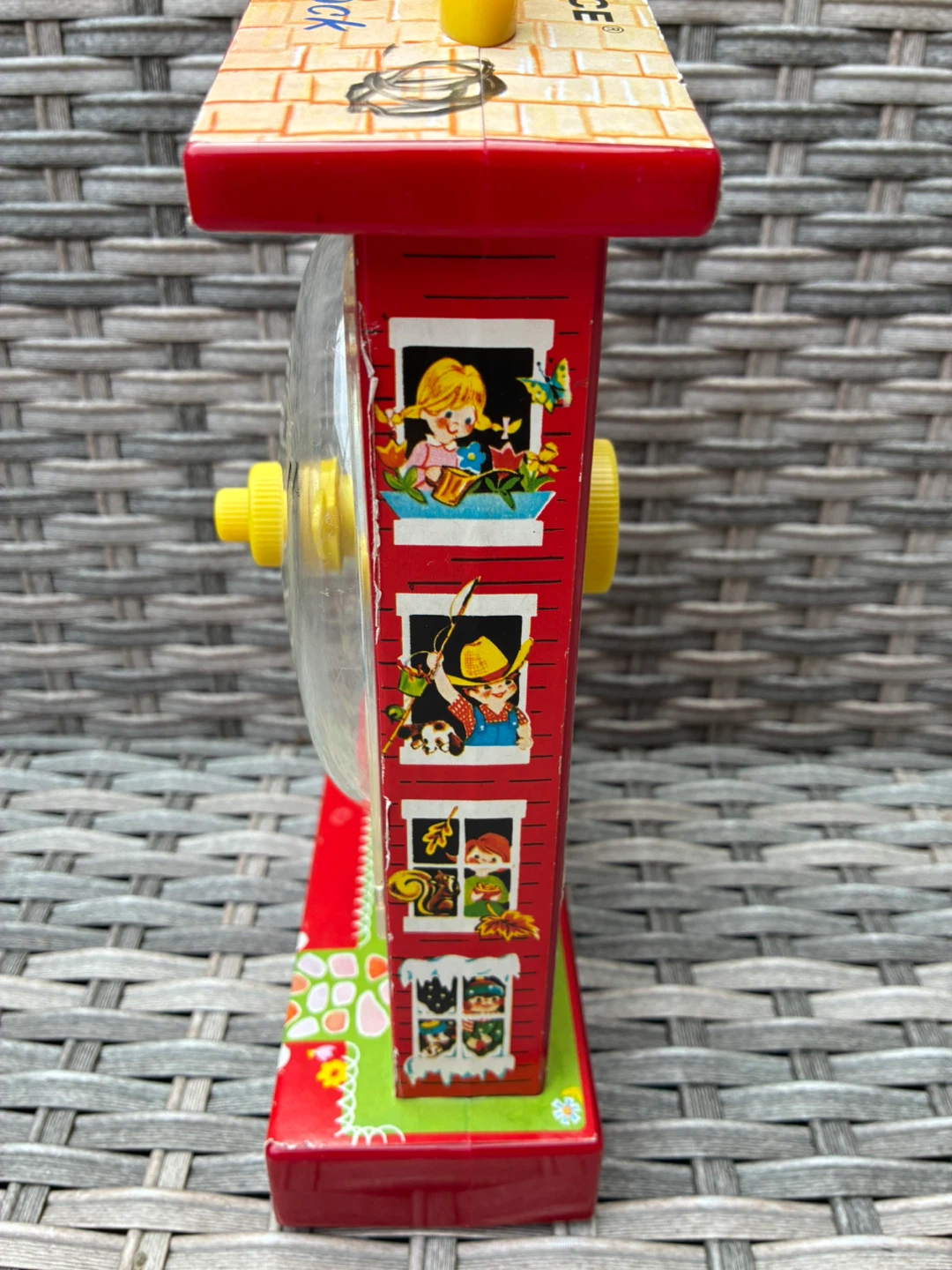 Vintage Fisher-Price Music Box Teaching Clock - photo 4