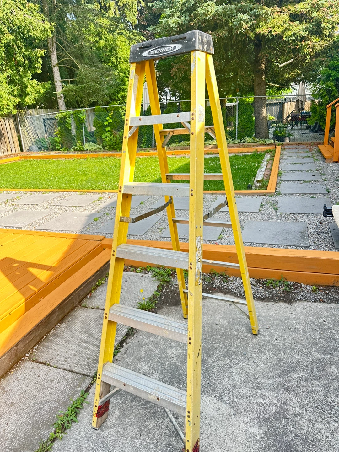 Werner Yellow Step Ladder - photo 3